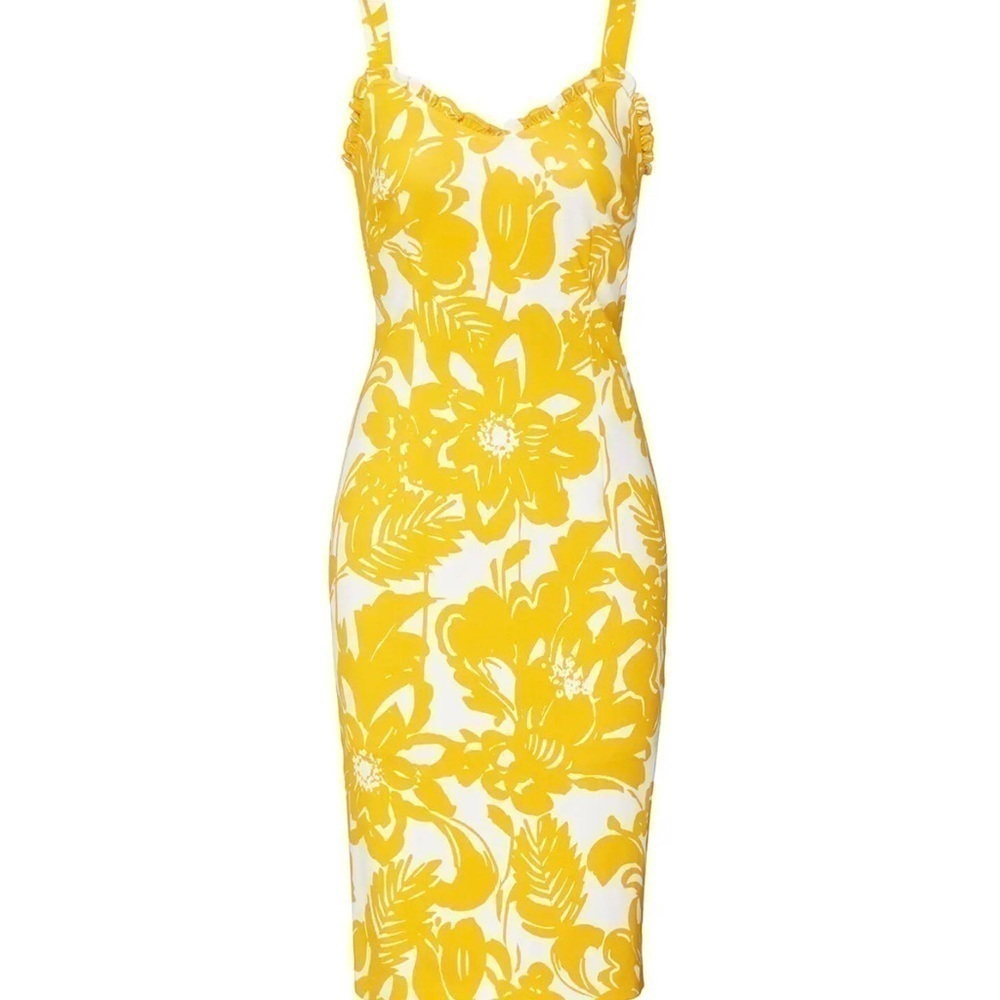 𝅺trina Turk Zile Dress - yellow